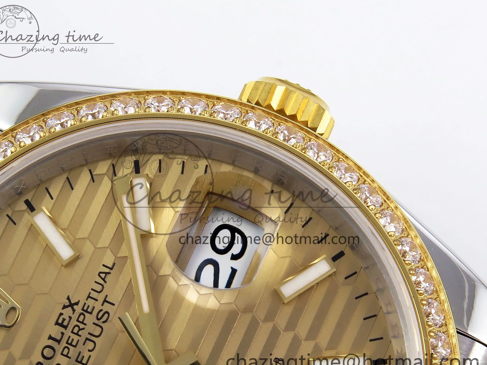 0220 Minimalist DateJust 36 SS 126283rbr VSF 1:1 Best Edition 904L Steel YG Textured Dial on Jubilee Bracelet VS 1378